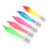 5 Pcs Luminous Squid Jigs Artificial Fishing Lures with 2 Layer Hooks Fish Tackle Accessories