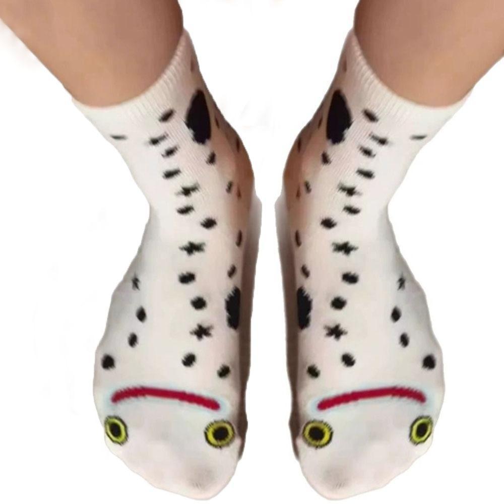 Cotton Stripes Socks Harajuku Street Mid Tube Socks New Cartoon Eel Socks