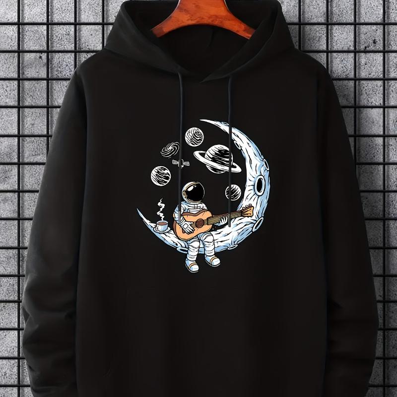 Men's Hooded Sweatshirt, Thermal Fleece & Stylish, Perfect for Cold Night Walks