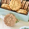 8PCS Flower Shape Cookie Molds Manual Press Cake Moulds Convenient Biscuit Dessert Making Tool for Baking Enthusiasts
