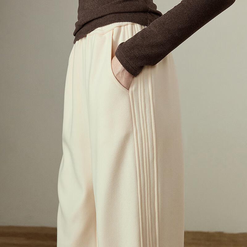 Women's Winter Fleece-Lined Wide-Leg Sport Trousers