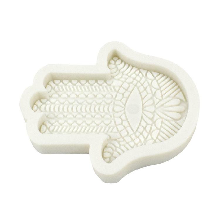 Fatima Hand Shaped Silicone Fondant Mold DIY Cake Pastry Baking Mold Easy Clean