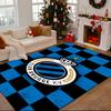 1PC FC Brugge Crest Rug Game Carpet, Floor Mat for Bedroom Living Room Entryway Rug, Home Decor Idea Gift for Christmas birthday