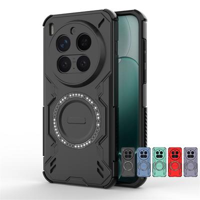 Für Vivo X300 Pro Hülle Für Vivo X300 Pro Stoßfest Rüstung Magnetische Adsorption Kabelloses Laden Rückseite Für Vivo X300 Pro Hülle