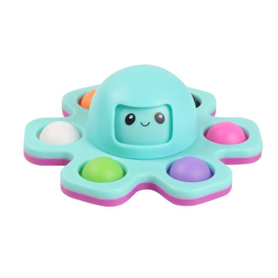 Fidget Spinner Octopus Shape Rotating Stress Relief Gyro Portable Decompression Spinner Concentration Aid
