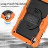 For IPad 10th Generation Case 10.9 Inch , Military Grade Shockproof Protector Silicone Cover Pencil Holder+Handle Shoulder Strap