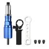 Electric Rivet Gun Adapter Aluminum Casting Housing Non-slip Handle for Cordless Drill Electric Riveting Riveter Insert