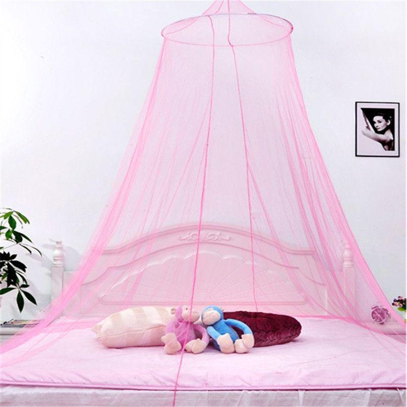 Mosquito Bed Net Curtains Canopy Round Insect Reject Net Netting Dome Tent Bed