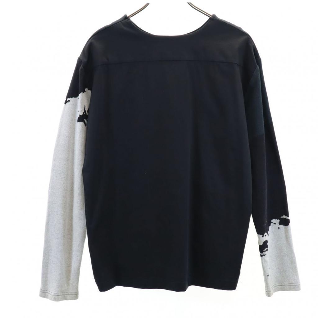 WRAPINKNOT Long sleeve stretch Cut 2 Black series knit Men's Used