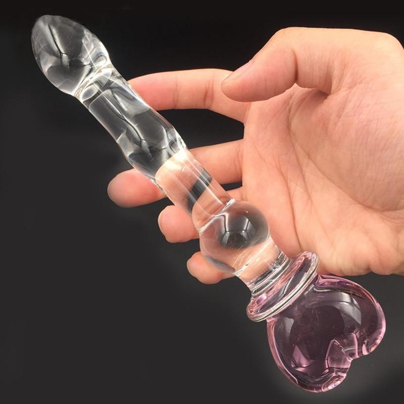 Glass Dildo Sex Toy Women Glass Dildos