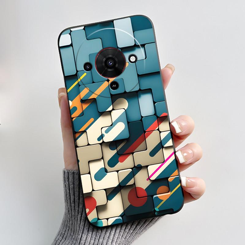 Phone Casing For ZTE Blade A76 5G Z2469N Soft Case Aesthetic Luxury Cute Cool Boys Girls Black Matte Shockproof Back Shell Cover