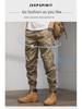 Retro Hong Kong Style Zipper Overalls: Trendy, Wear-Resistant, Versatile Sports Casual Pants for Spring and Autumn