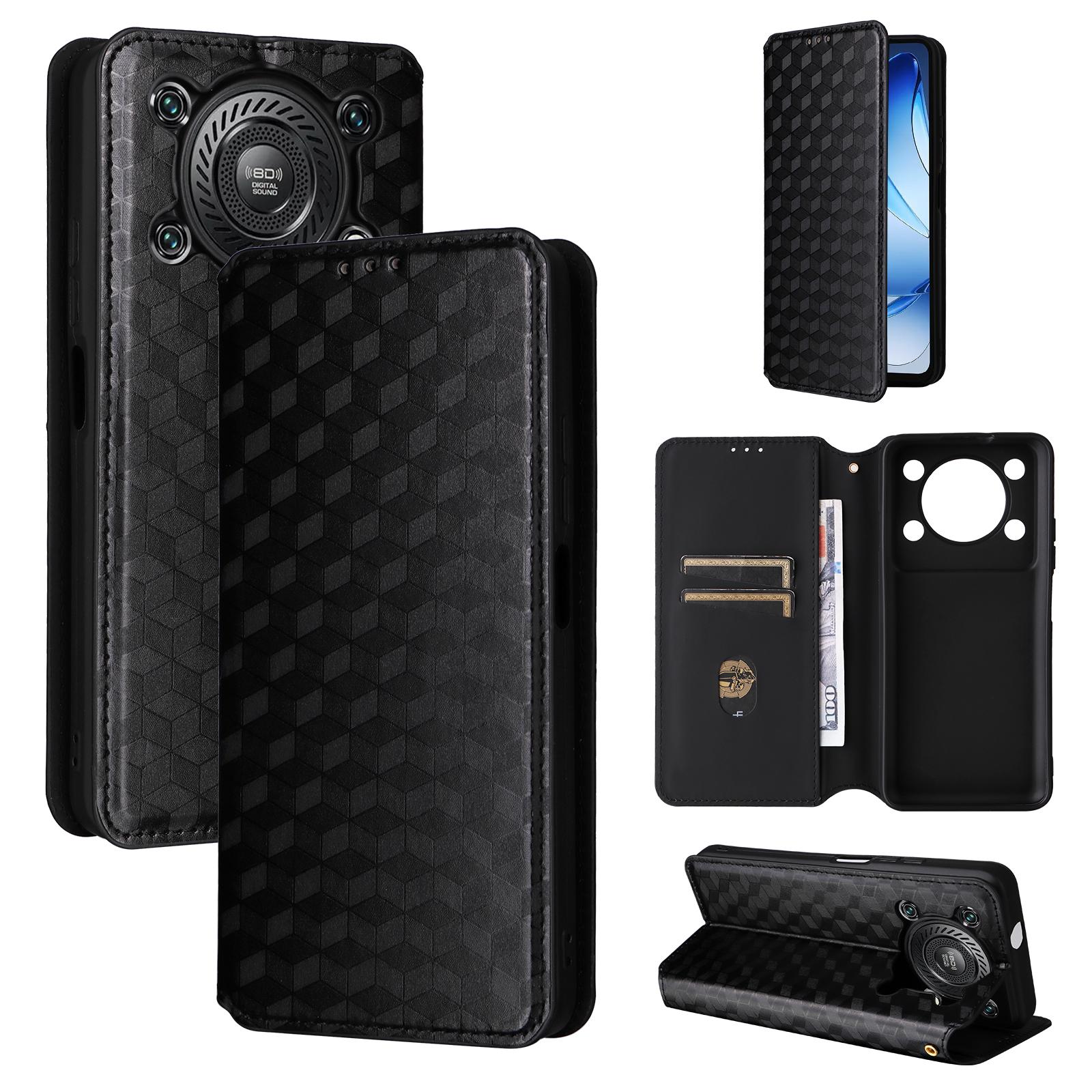 

Чохол-книжка для Oukitel C60/C60 Pro з PU шкіри, захист всього корпусу з [блокуванням RFID], міцна ретро-обкладинка for Oukitel C60/C60 Pro чорний