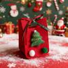 2PCS Thickened New Year Gift Bag Red Green Christmas Apple Bag Christmas Gift Bag  Home Decoration