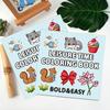 40-Page Fruit & Food Cartoon Doodle Coloring Book for Kids Aged 4+