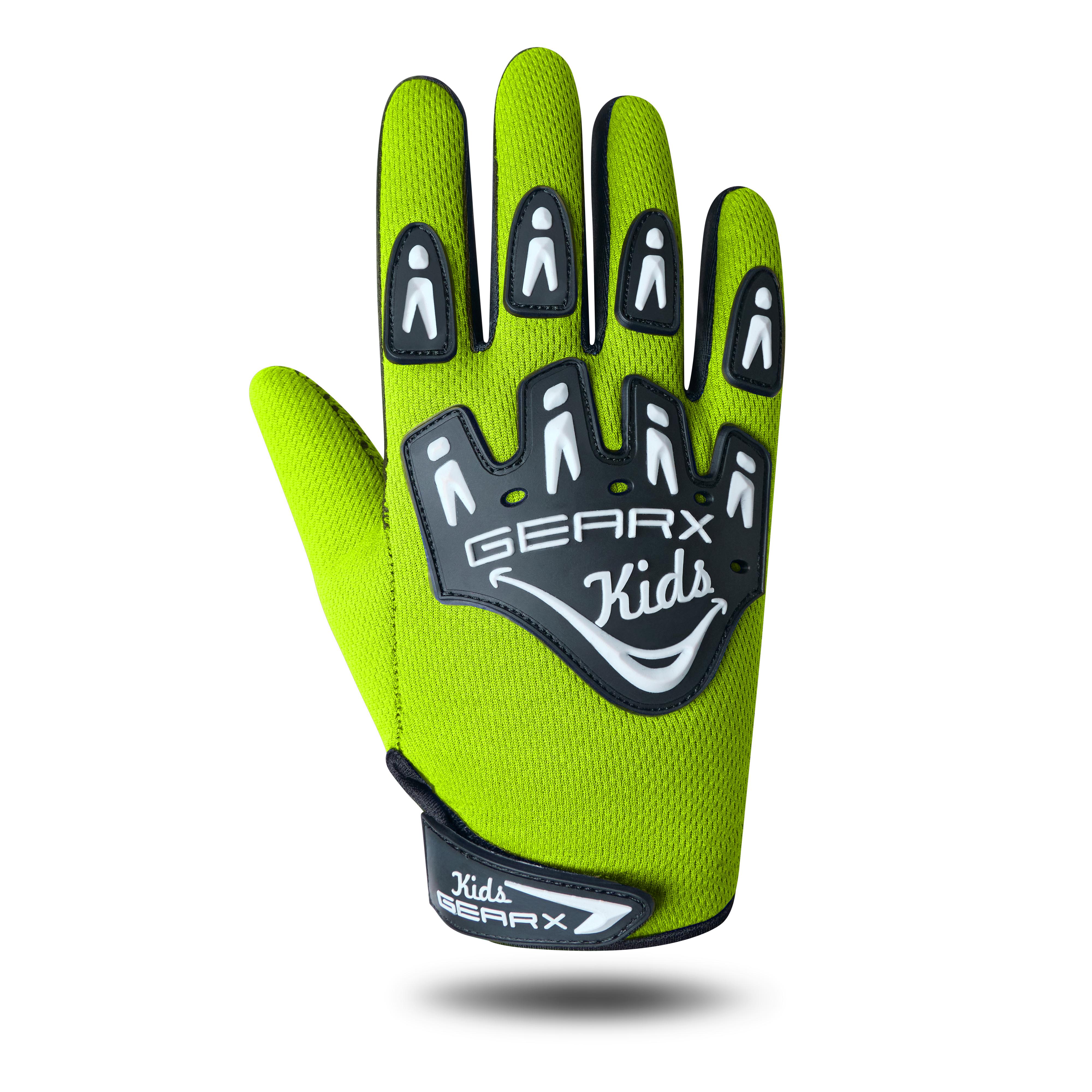 

Детские велосипедные перчатки BMX Горный велосипед Катание Молодежь MX Мотокросс Эндуро Пейнтбол Квадроцикл Картинг Спортивные Перчатки для Хайкинга S зелёный