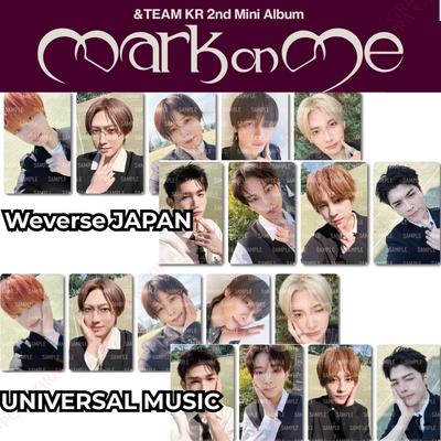 &TEAM Mark on Me KR 2. Mini-Album JAPAN SPEZIAL FOTOKARTE Weverse JAPAN UNIVERSAL