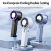 New Handheld Mini Fan Portable Semiconductor Ice Cooling Fan Mini Portable Handheld Cooling Fan For Home Office Travel