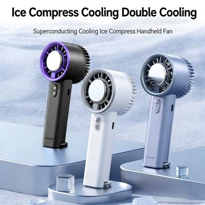 New Handheld Mini Fan Portable Semiconductor Ice Cooling Fan Mini Portable Handheld Cooling Fan For Home Office Travel