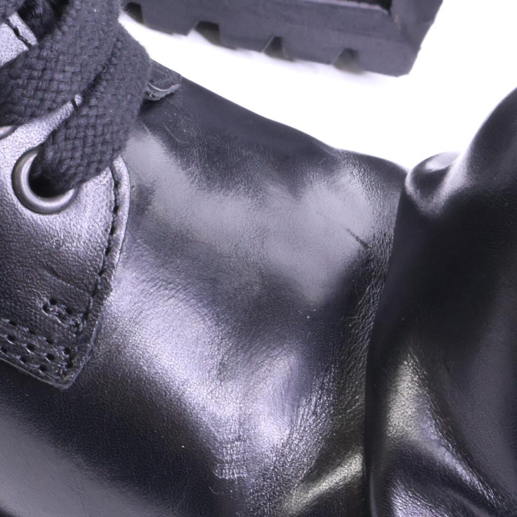 COMMEdesGARCONS HOMME PLUS 25AW xKiDS Love gaiTe PP-K102 Crash Toe Derby shoes 9 blackUsed