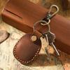 For Apple Air Tags Protective Case Retro High Quality Leather Keychain For Apple Anti-lost Tracker Locator Device Accessories
