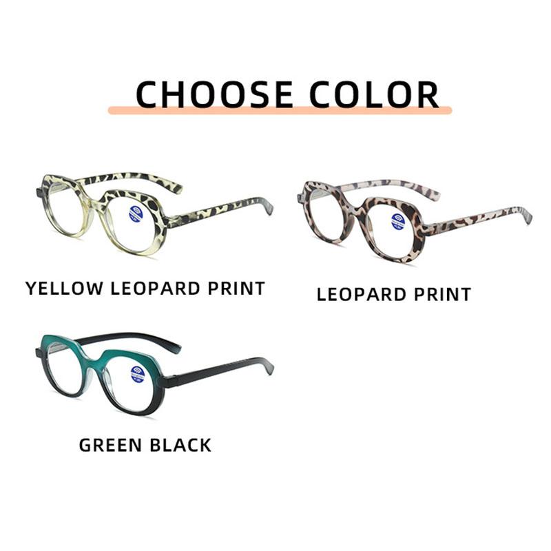 Retro Style Reading Glasses for Women Men Unisex Fashion Anti-blue Hyperopia Glasses Trendy Oval Eyeglasses