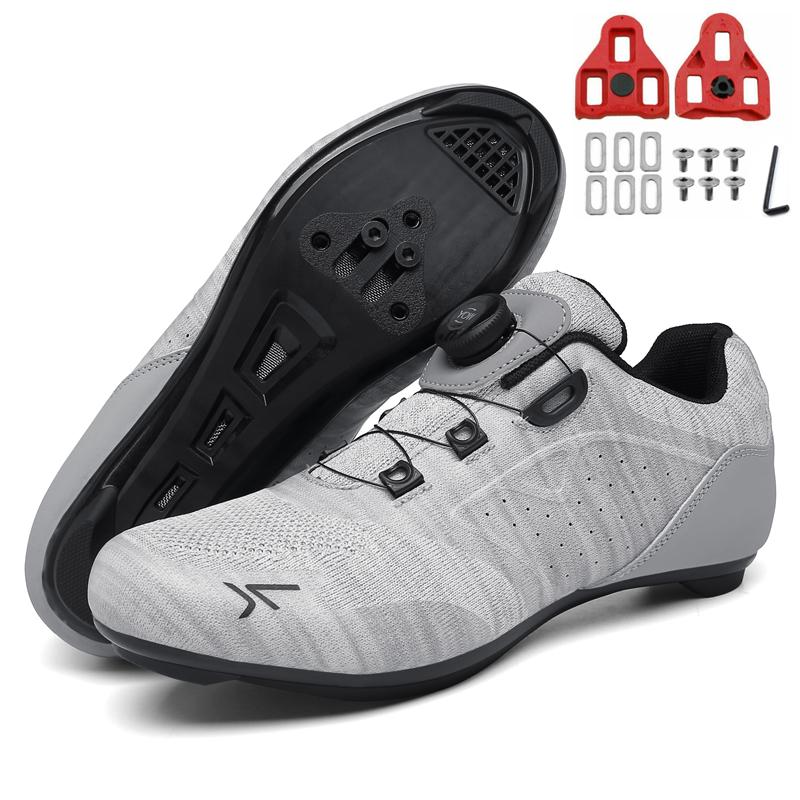 Cycling Shoes Men Breathable MTB Cleat Shoes Self-Locking Racing Road Bike SPD Shoes Lightweight Bicycle Sneakers Large Size 49
