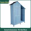 Waterproof Outdoor Wooden Storage Cabinet for Garden Tools - Anti-Corrosion and Sun Protection, Ideal for Courtyard and Balcony Use.