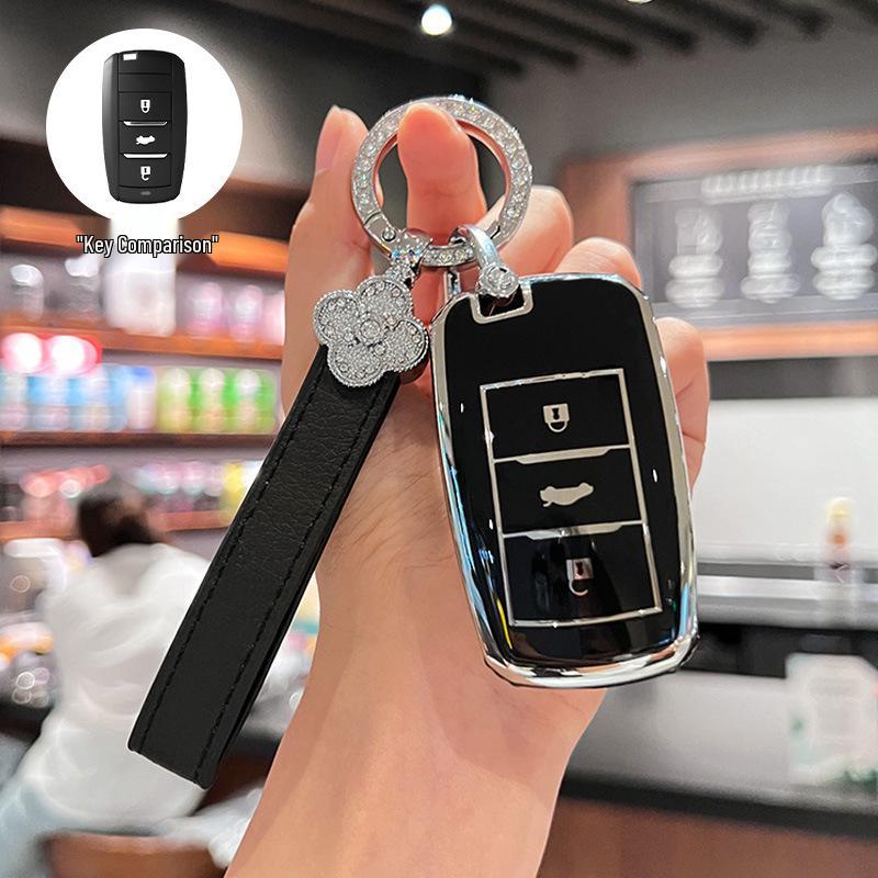 Changan Car Key Case: Compatible with Nuo, Mi Yu, Lumin, Benben, Eado, CS55, Yi Dong DT - 35 Shell Bag for Women.