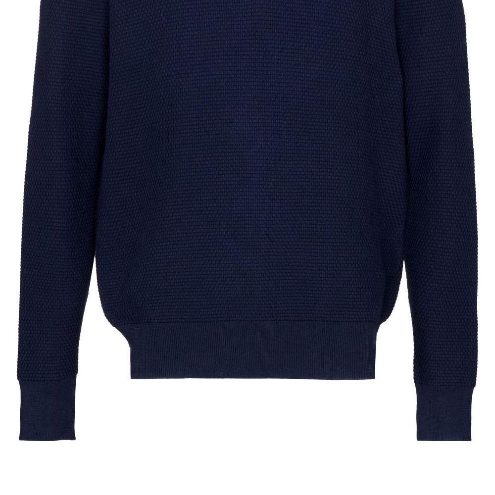 Polo Ralph Lauren SS22 Solid Color Zip Collar Long Sleeve Sweater Men Sweater Blue 781862821-001