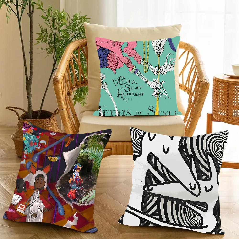 Band C-Car Seat H-Headrest Pillow Case Applicable Space For Guest Rooms Interiors Cars Office House Decoration