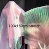 Pleated Designer Cloth 100x150cm Apparel Sewing Fabrics Fashion Organza Fabric  Wedding Dress