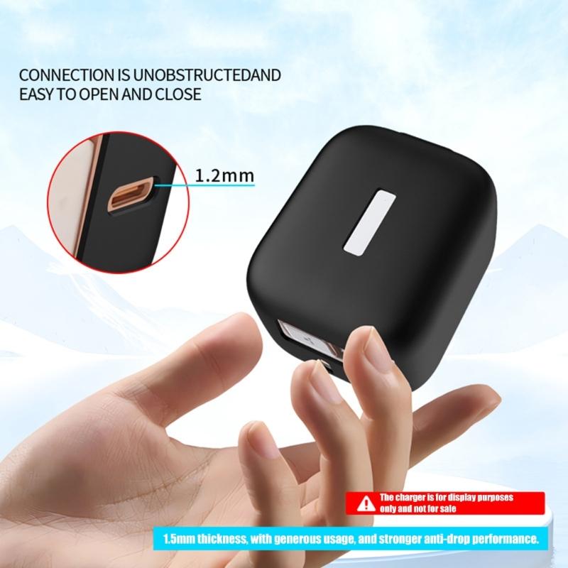Lightweight Protector Case for Laptop Phone and Tablet Adapters Easy to Carry Charging Head Protective Sleeve