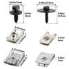 24Pcs Car Engine Undertray Fixing Clips Screws for Mercedes-Benz E-Class C-Class W203 W204 W211 Under Cover Rivet Fasteners