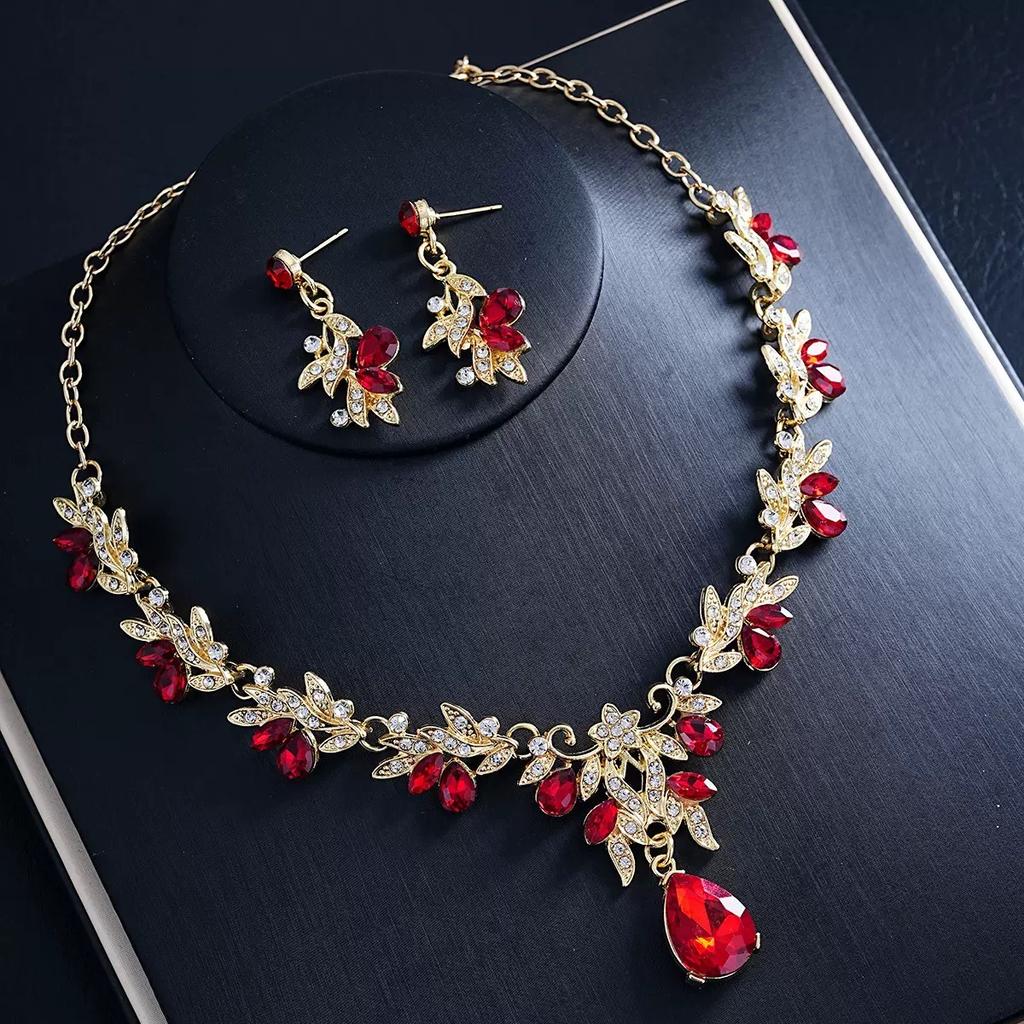 Exaggerated Statement Necklace For Women Bohemian Multicolor Stone Necklaces Big Discount Fashion Jewelry Clearance Sale