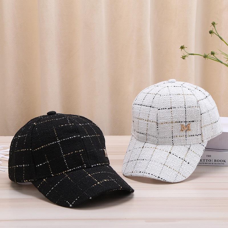 Spring and Autumn Baseball Cap Women's Fashion Gold Line M Standard Casual Versatile Cap Temperament Batch