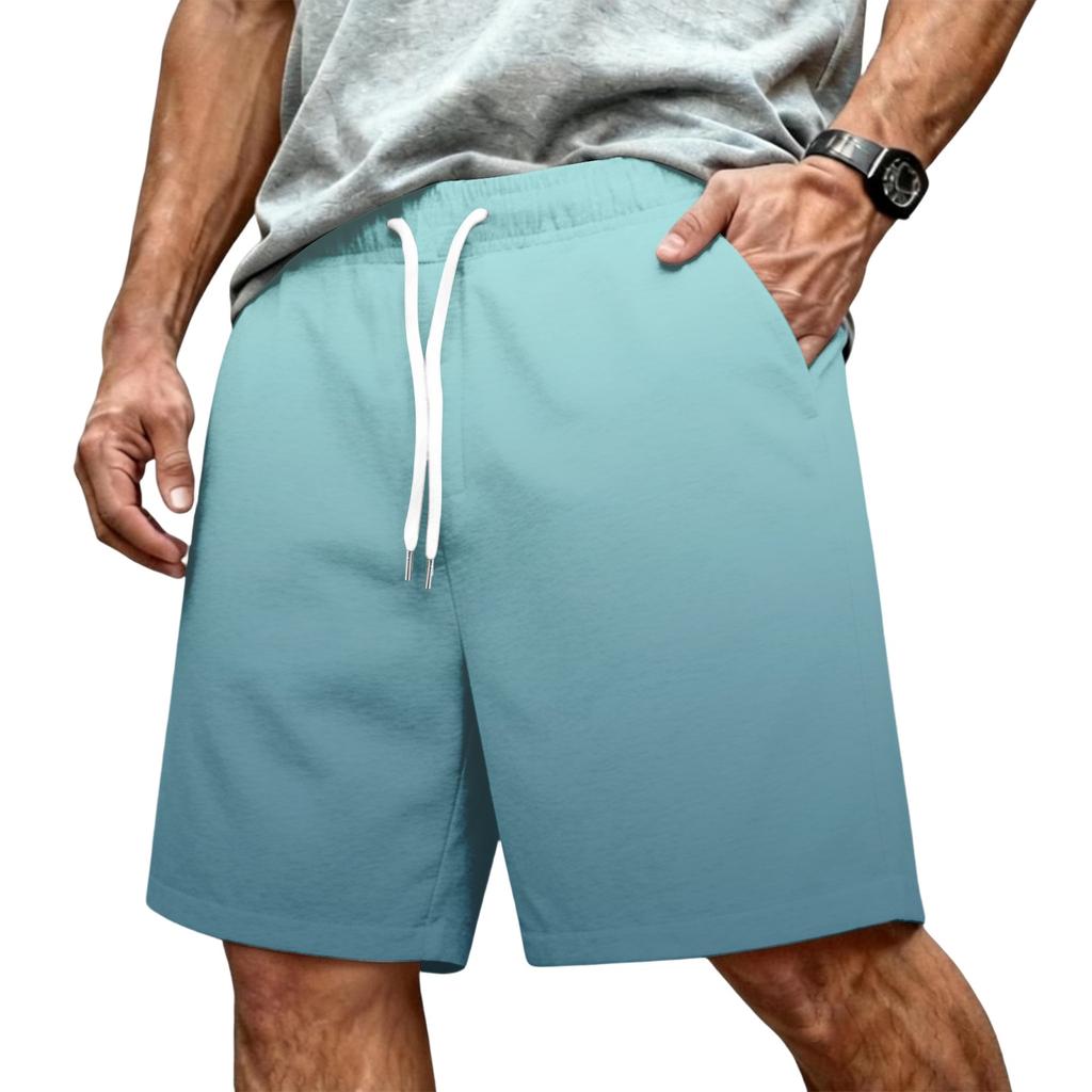 Men’s Basic Drawstring Shorts Relaxed Fit Summer Athletic Shorts Comfortable Loose Style for Everyday Wear