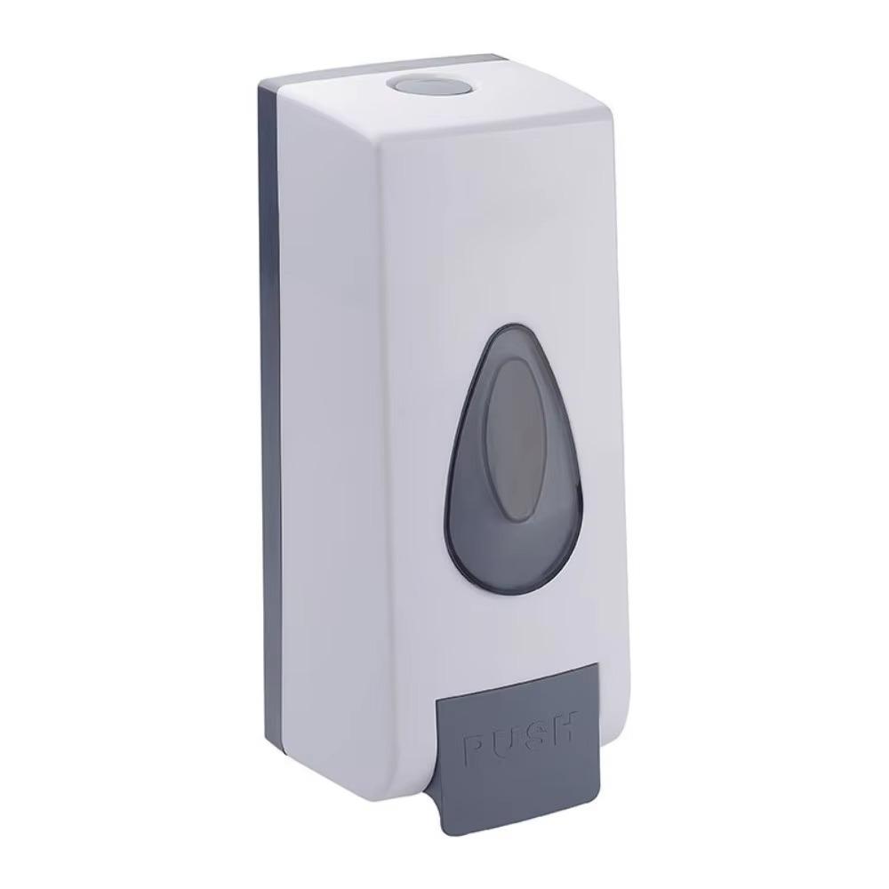 600ml Liquid Soap Dispenser Wall Mounted Refillable Manual Lotion Bottle No Punching Large Capacity Liquid Storage Container