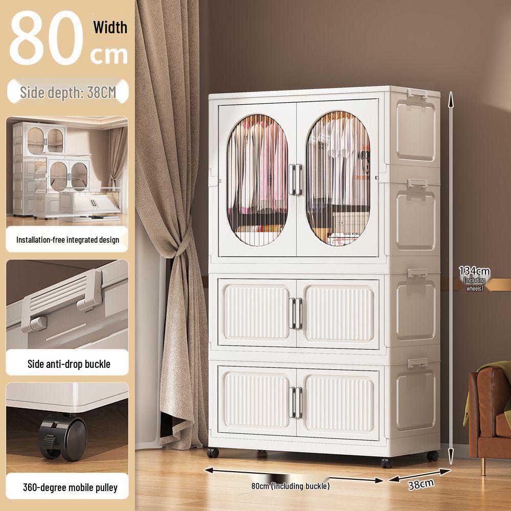 Foldable Plastic Wardrobe & Organizer for Baby and Children's Clothes