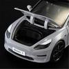 1:24 Tesla Model 3 Model Y Alloy Car Model Diecast Metal Toy Vehicles Car Model Simulation Sound and Light Collection Kids Gifts