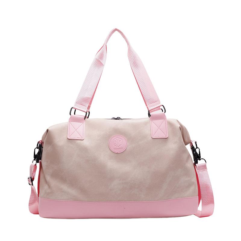 Short-distance travel bag women's new portable large-capacity light luggage storage bag simple casual business trip fitness bag