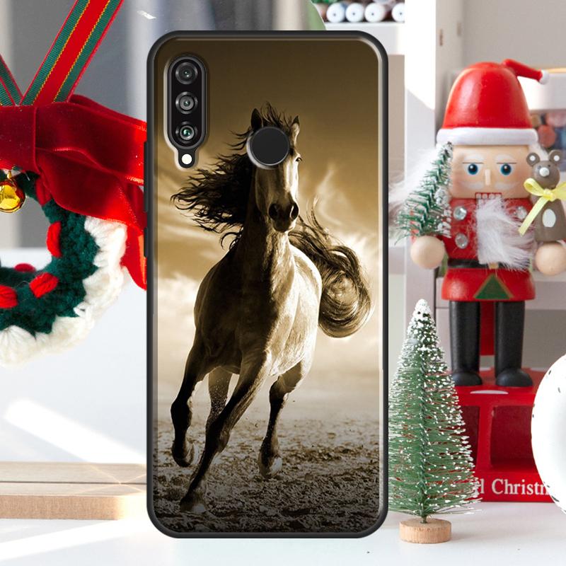 Horses Running For Huawei Honor 50 X9 X8 X7 Magic4 Pro P50 P20 P40 P30 Lite P Smart Z 2021 Nova 5T Case