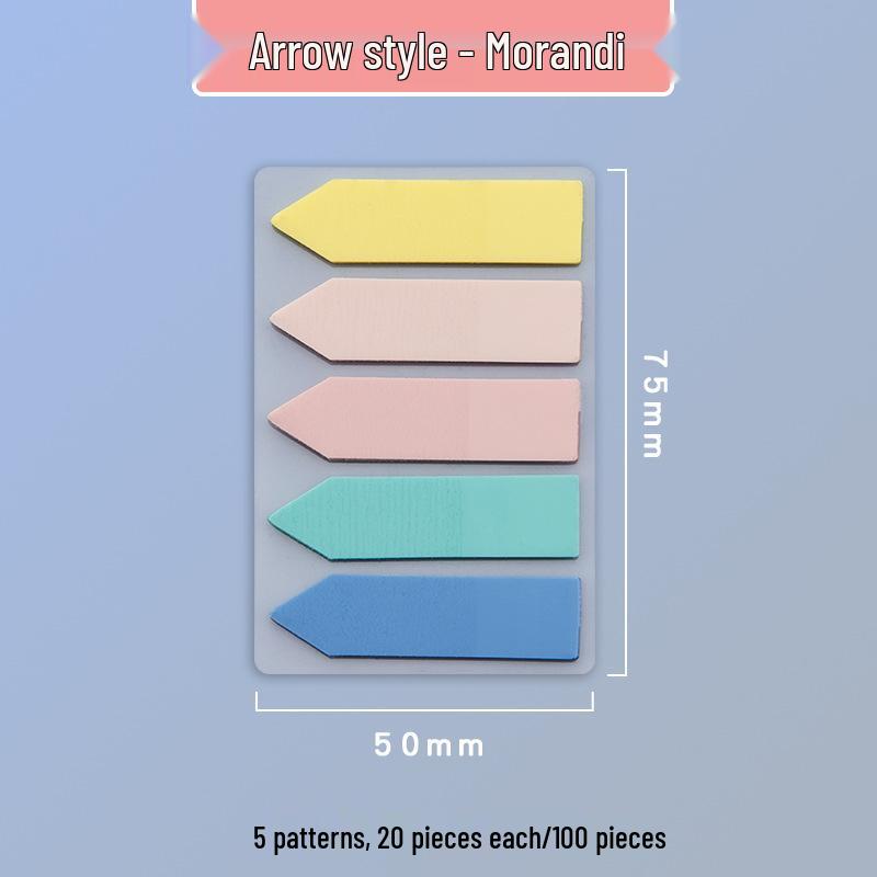 Translucent Sticky Notes & Writable Index Tabs for Students - Highlight & Marking Stickers, Creative Stationery.