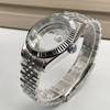 Mod NH35 Watch Case Sapphire Crystal Glass 20mm Stainless Steel Strap with 40mm Transparent Case Set Fit To Nh35A NH36 Movement
