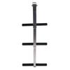 3 Step Boat Boarding Ladder Telescoping Anti Slip Flip Up Style Stainless Steel Pontoon Ladder for Marine Yacht Dock
