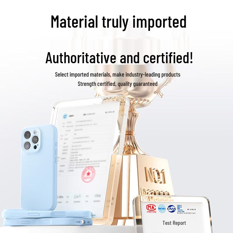 Smorss Flüssigsilikon Handyhülle mit Kamerataste für iPhone 17 Serie