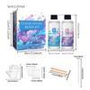 6.76OZ Epoxy Resin Clear for Jewelry Making, Art Resin, Including 4 Pipettes, 2 Measuring Cups, 2 Stick, 2 Pair Gloves