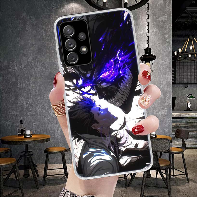 Aizen Sousuke Bleach Soft Phone Case For Samsung Galaxy A13 A14 A15 A16 A17 A53 A54 A55 A56 A57 A33 A34 A35 A36 A37 A23 A24 A25