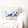 Polyester Pillow Cover Seagull Pattern Cushion Cover 2D Printed Decorative Cushion Case For Home Sofa Couch & Bedroom Pillowcase