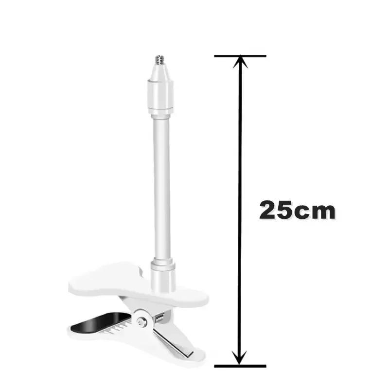 41cm/25cm Universal Bendable Baby Monitor Holder Clip 1/4'' Punch-free Camera Support Stand Webcam Camera Mounting Clamp Kit